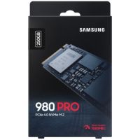 SSD диск Samsung 250Gb 980 PRO, M.2 PCIe Gen 4.0 x4, NVMe 1.3c, V-NAND 3-bit MLC