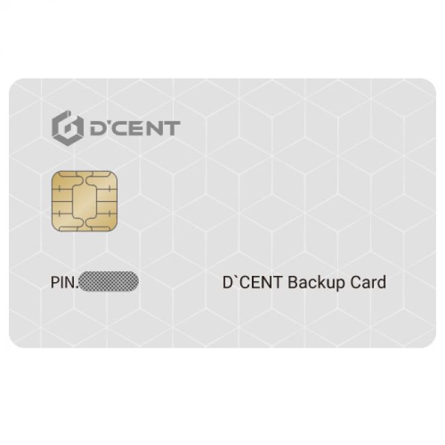Аппаратный кошелек D'cent backup card
