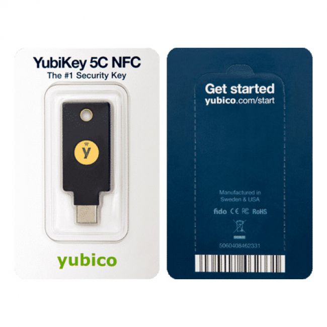 Аппаратный ключ аутентификации Yubikey 5c nfc 