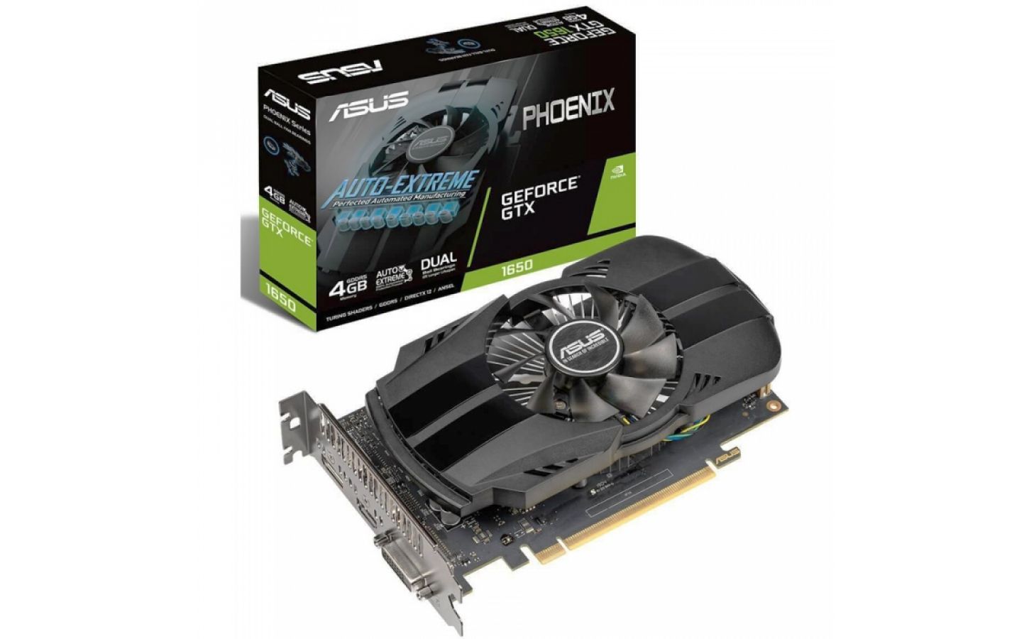 Asus gtx 1650. ASUS Phoenix GEFORCE GTX 1650. PH-gtx1650-o4g. Видеокарта ASUS Phoenix GEFORCE GTX 1650 OC 4gb (PH-gtx1650-o4gd6-p), Retail. Видеокарта ASUS GEFORCE GTX 1650 Phoenix OC Edition 4gb.