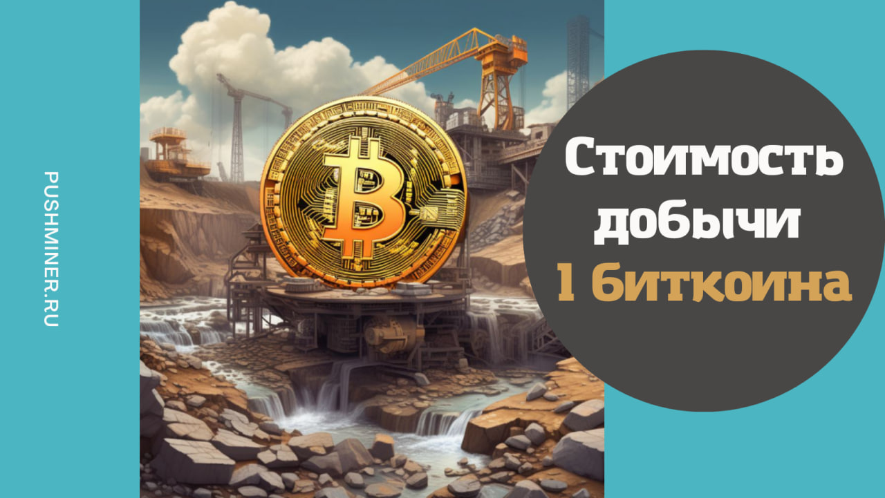 Стоимость добычи 1 биткоина